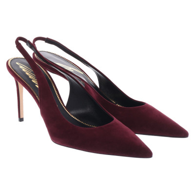 Brian Atwood Pumps/Peeptoes Leather in Bordeaux