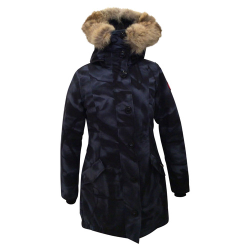CANADA GOOSE Women's Jacke/Mantel aus Baumwolle in Blau