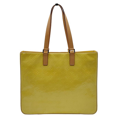 Louis Vuitton Columbus Tote Patent leather in Yellow