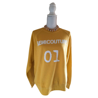 Semi Couture Knitwear Cotton in Yellow