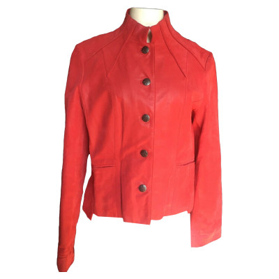 Arma Jacke/Mantel aus Leder in Rot