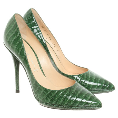 Casadei Pumps/Peeptoes Patent leather in Green