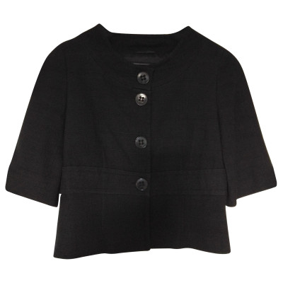 René Lezard Jacket/Coat Cotton in Black