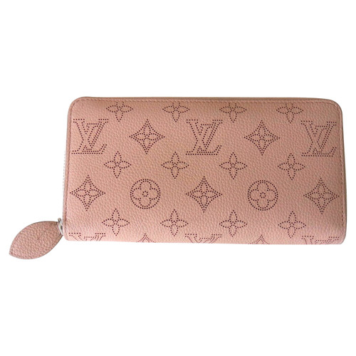 LOUIS VUITTON Damen Zippy Portemonnaie aus Leder in Rosa / Pink