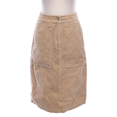 Calvin Klein Jeans Skirt Cotton in Beige