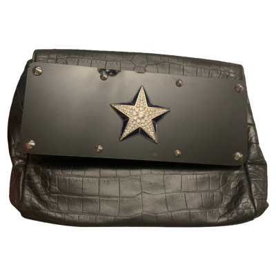 Jimmy Choo For H&M Clutch Bag Leather in Black
