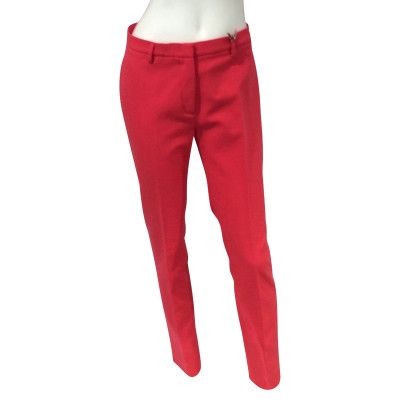 Peserico Paire de Pantalon en Coton en Rouge