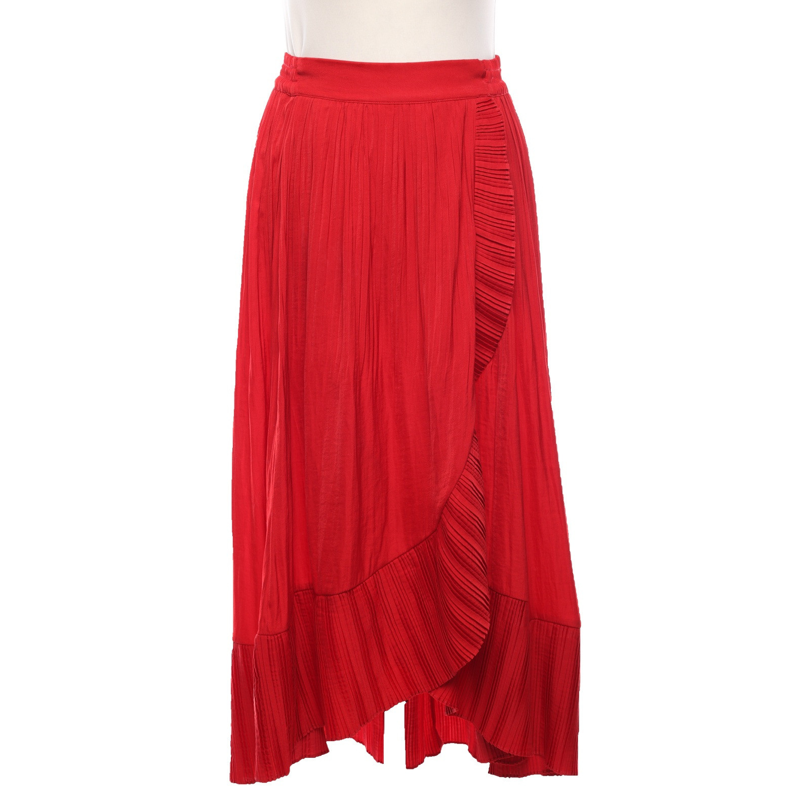 MAJE Women's Skirt in Red Size: M | Second Hand