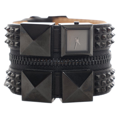 Karl Lagerfeld Montre-bracelet en Cuir en Noir