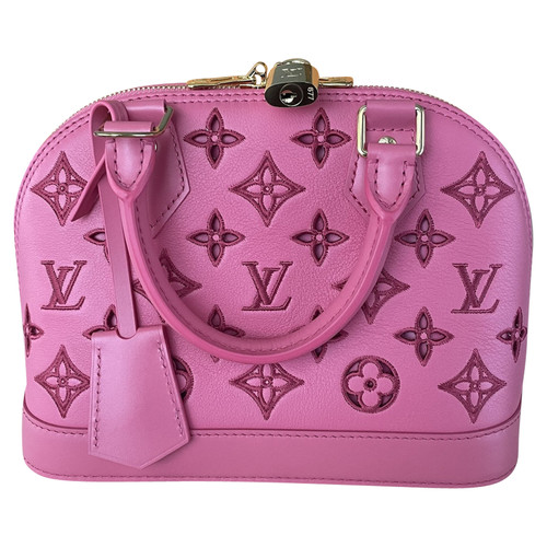 LOUIS VUITTON Women's Alma BB23,5 Leather in Pink