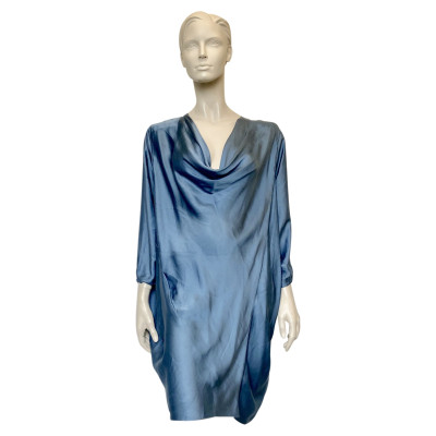 Schumacher Dress Silk in Blue