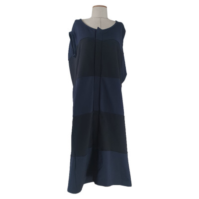 Yohji Yamamoto Dress Cotton in Blue