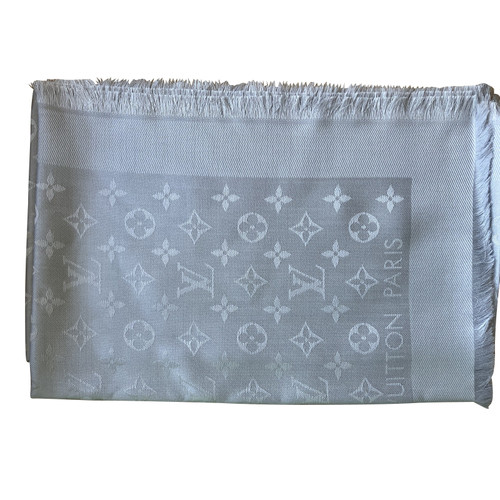 LOUIS VUITTON Damen Monogram Tuch aus Seide in Grau