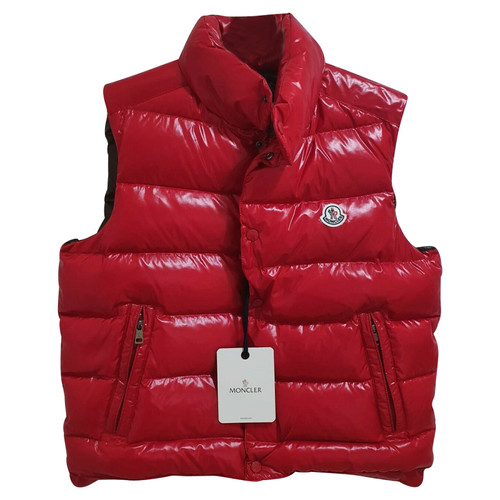 MONCLER Women's Weste in Rot Size: M | Second Hand