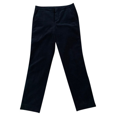 Massimo Dutti Trousers Cotton in Blue