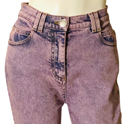Balmain Jeans in Cotone in Rosa