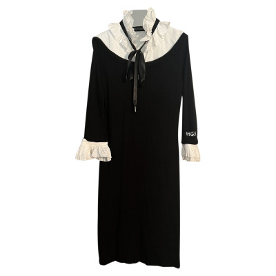 Maria Grazia Severi Kleid aus Wolle in Schwarz