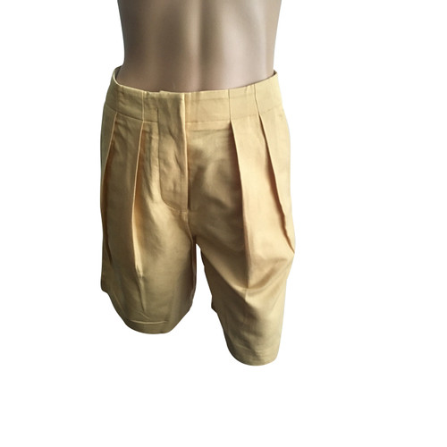 ARKET Damen Shorts aus Leinen in Gelb Größe: DE 36