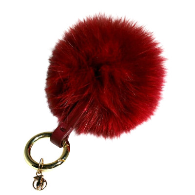 Trussardi Accessoire aus Pelz in Rot