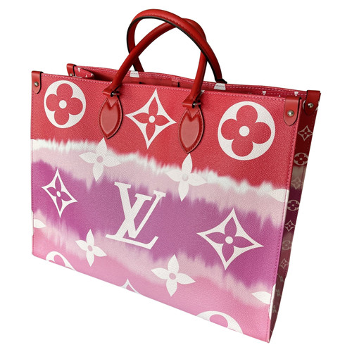 LOUIS VUITTON Women's Escale Onthego GM Canvas in Red