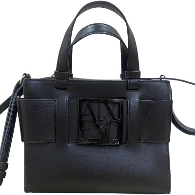 Armani Exchange Handbag Leather in Black