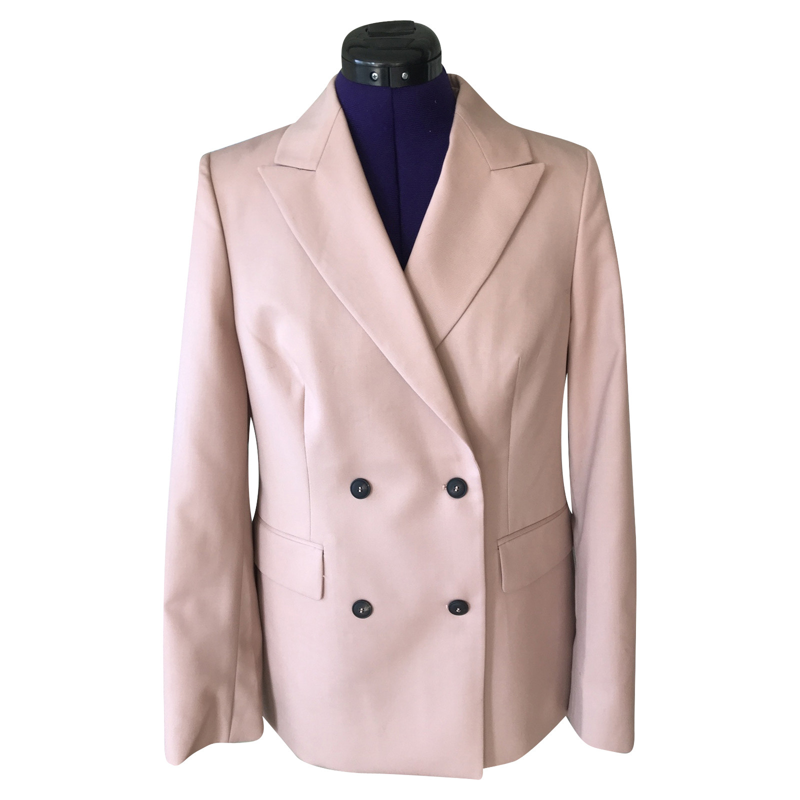 Adolfo Dominguez Jacke/Mantel aus Wolle in Nude - Second Hand Adolfo  Dominguez Jacke/Mantel aus Wolle in Nude buy used for 179€ (4294027)