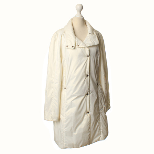 MARC CAIN Damen Dünner Mantel in Weiß Größe: DE 38