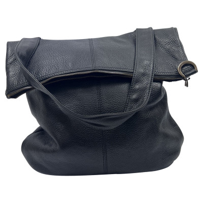 Trussardi Handtasche aus Leder in Schwarz