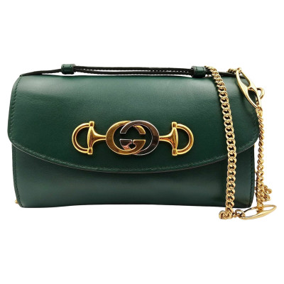 Gucci Zumi Bag in Pelle in Verde