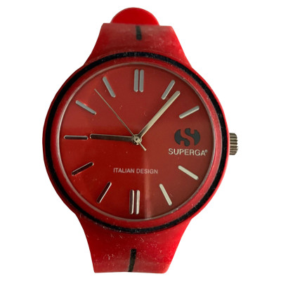 Superga Watch Steel in Red