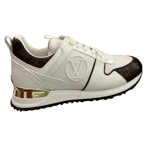 LOUIS VUITTON Women's Trainers Leather in White Size: EU 36