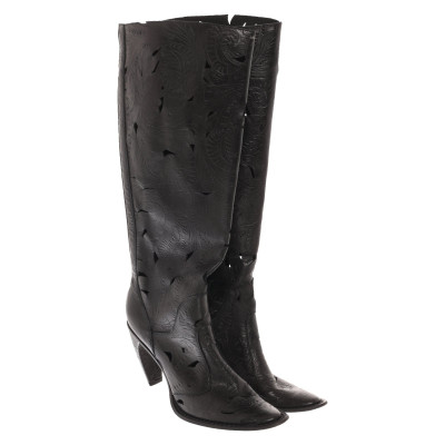 Gianni Barbato Boots Leather in Black