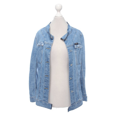 7 For All Mankind Jacket/Coat in Blue
