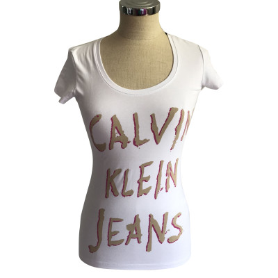Calvin Klein Maglieria in Cotone in Bianco