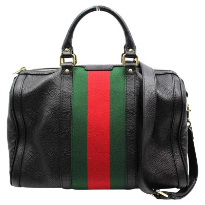 Gucci Boston Bag in Pelle in Nero