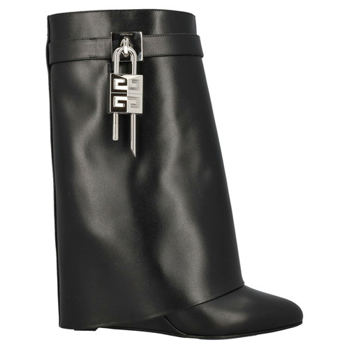 GIVENCHY Women's Stiefel aus Leder in Schwarz Size: EU 38,5
