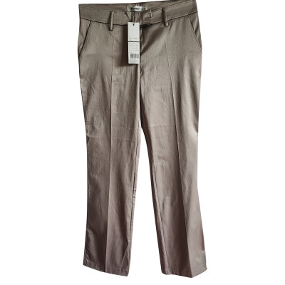 Gestuz Trousers Cotton in Brown