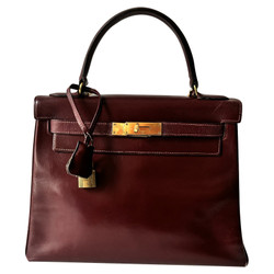 Hermès Courchevel Birkin 35 - Red Handle Bags, Handbags