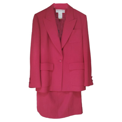Guy Laroche Suit Wool in Red