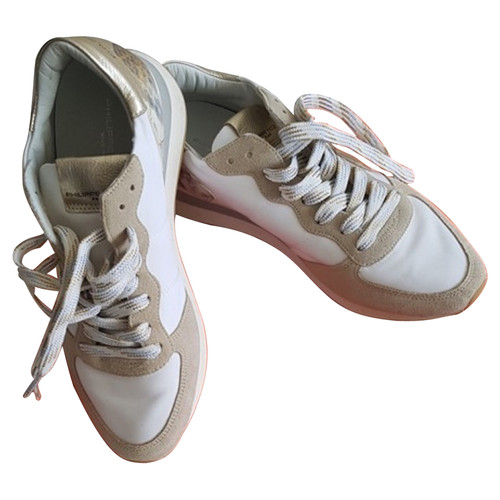 PHILIPPE MODEL Dames Sneakers in Crème in Maat: EU 39