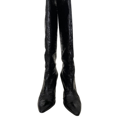 Emilio Pucci Boots Patent leather in Black
