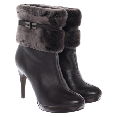 Calvin Klein Ankle boots Leather in Brown