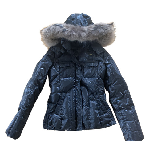 BLAUER USA Damen Jacke/Mantel aus Pelz in Schwarz Größe: M