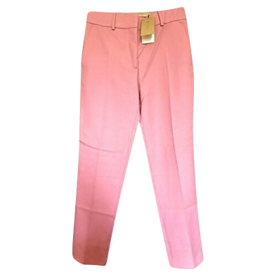 Burberry Trousers Wool in Pink