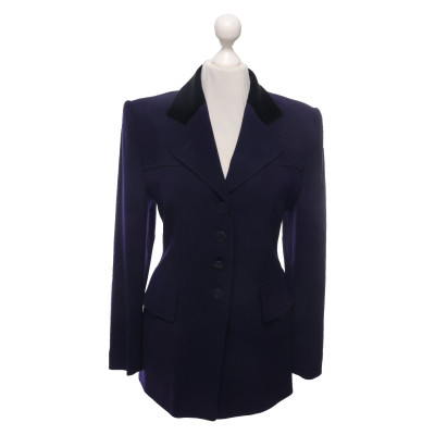 Hermès Jacket/Coat Wool in Violet