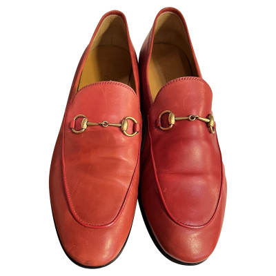 Gucci Jordaan aus Leder in Rot