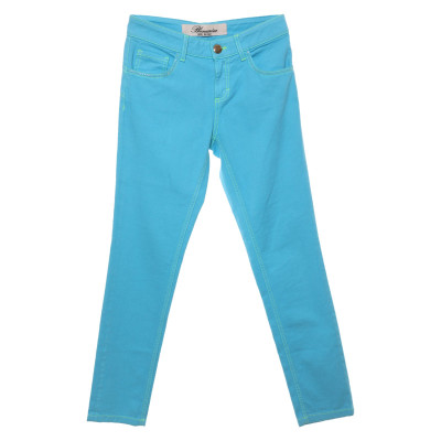 Blumarine Jeans Cotton in Turquoise
