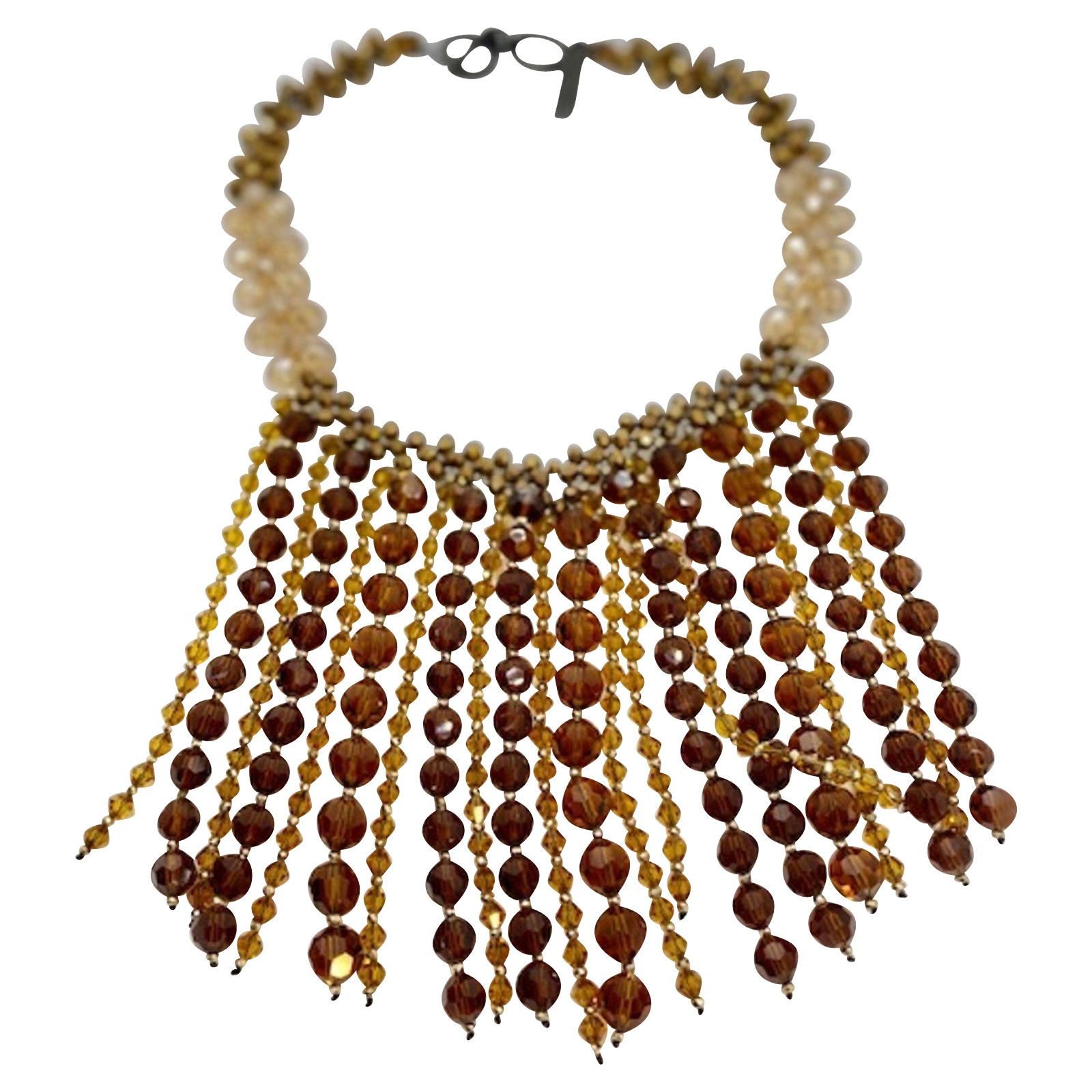 MAX MARA Women's Necklace in Ochre | REBELLE