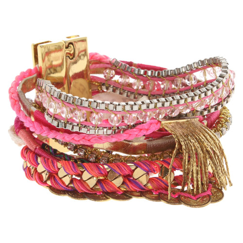 HIPANEMA Dames Armreif/Armband in Rosa / Pink | REBELLE