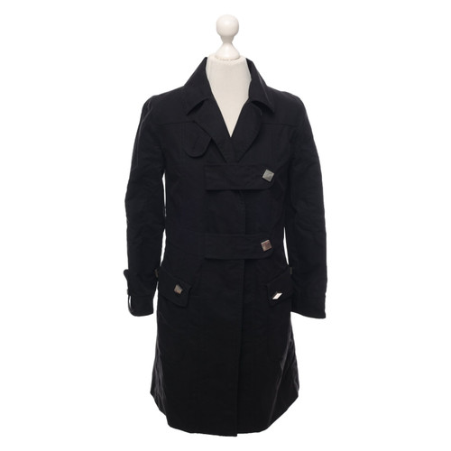 LOUIS VUITTON Damen Jacke/Mantel aus Baumwolle in Schwarz